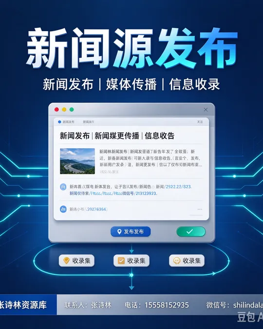 新闻源发布 — 新闻发布 · 媒体传播 · 信息收录